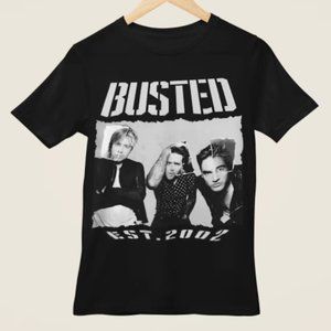Busted Band 2023 Tour T-Shirt Design, Perfect for Concert Nights & Music Lovers